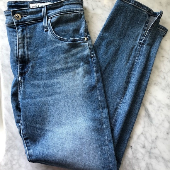 AG Adriano Goldschmied The Stevie High-Rise Skinny Ankle Jeans - Picture 7 of 14